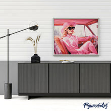 Laden Sie das Bild in den Galerie-Viewer, Diamond Painting - Rosa Spritztour der Diva
