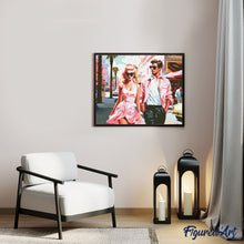 Laden Sie das Bild in den Galerie-Viewer, Diamond Painting - Hollywood-Liebe in Rosa