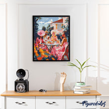 Laden Sie das Bild in den Galerie-Viewer, Diamond Painting - Rosa Gartenparty der Divas