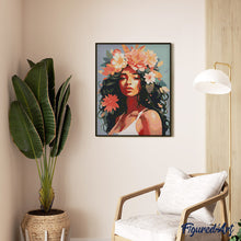 Laden Sie das Bild in den Galerie-Viewer, Diamond Painting - Pfingstrosen Gekrönte Schönheit