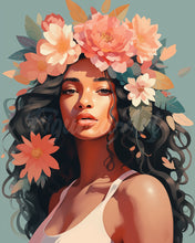 Laden Sie das Bild in den Galerie-Viewer, Diamond Painting - Pfingstrosen Gekrönte Schönheit