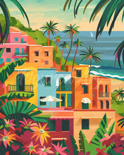Laden Sie das Bild in den Galerie-Viewer, Diamond Painting - Marokkanische Küstenstadt