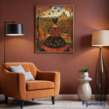 Laden Sie das Bild in den Galerie-Viewer, Diamond Painting - Von Frida Kahlo inspirierte Herbst-Dame