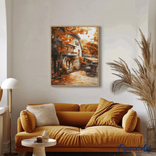 Laden Sie das Bild in den Galerie-Viewer, Diamond Painting - Herbst-Café-Fassade