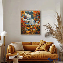 Laden Sie das Bild in den Galerie-Viewer, Diamond Painting - Herbstliches Ballonabenteuer