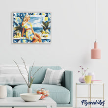 Laden Sie das Bild in den Galerie-Viewer, Diamond Painting - Frau mit Zitronenbrise