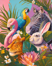 Laden Sie das Bild in den Galerie-Viewer, Diamond Painting - Dschungelfreunde