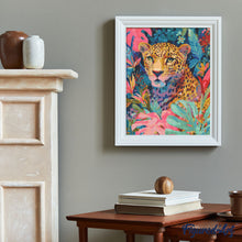 Laden Sie das Bild in den Galerie-Viewer, Diamond Painting - Tropischer Leopard