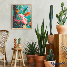 Laden Sie das Bild in den Galerie-Viewer, Diamond Painting - Dschungelblüten
