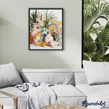 Laden Sie das Bild in den Galerie-Viewer, Diamond Painting - Töpferei und Blumen