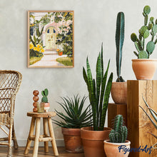 Laden Sie das Bild in den Galerie-Viewer, Diamond Painting - Blumentür