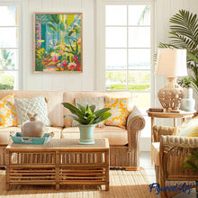 Laden Sie das Bild in den Galerie-Viewer, Diamond Painting - Tropische Tür