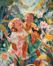 Laden Sie das Bild in den Galerie-Viewer, Diamond Painting - Tropische Kindheit