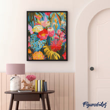 Laden Sie das Bild in den Galerie-Viewer, Diamond Painting - Lebendiger tropischer Garten