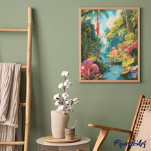Laden Sie das Bild in den Galerie-Viewer, Diamond Painting - Tropische Bootsfahrt