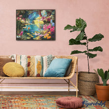 Laden Sie das Bild in den Galerie-Viewer, Diamond Painting - Blumensee