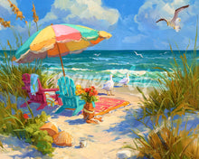 Laden Sie das Bild in den Galerie-Viewer, Diamond Painting - Küstensommer