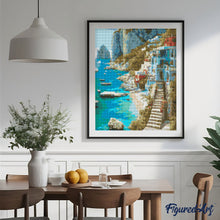 Laden Sie das Bild in den Galerie-Viewer, Diamond Painting - Klippenparadies