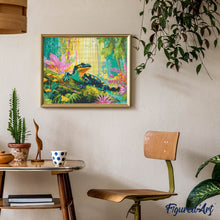 Laden Sie das Bild in den Galerie-Viewer, Diamond Painting - Wald-Salamander