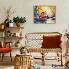 Laden Sie das Bild in den Galerie-Viewer, Diamond Painting - Launischer Salamander