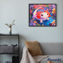 Laden Sie das Bild in den Galerie-Viewer, Diamond Painting - Süßer Axolotl