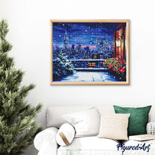 Laden Sie das Bild in den Galerie-Viewer, Diamond Painting - Winterbalkon