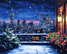 Laden Sie das Bild in den Galerie-Viewer, Diamond Painting - Winterbalkon