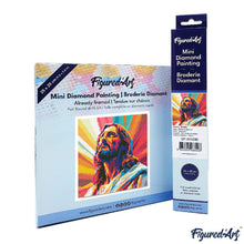Laden Sie das Bild in den Galerie-Viewer, Mini Diamond Painting 25 x 25 cm - Strahlender Jesus