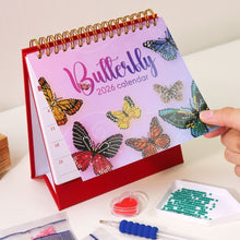 Laden Sie das Bild in den Galerie-Viewer, Diamond Painting Kalender 2026 – Schmetterlinge