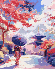 Laden Sie das Bild in den Galerie-Viewer, Malen nach Zahlen Figured'Art – Japanischer Garten im Herbst
