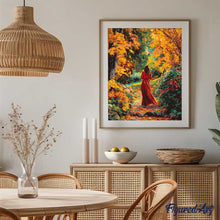 Laden Sie das Bild in den Galerie-Viewer, Dame in Rot