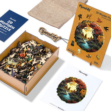 Laden Sie das Bild in den Galerie-Viewer, Holzpuzzle Erwachsene - Herbstfluss