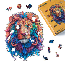 Laden Sie das Bild in den Galerie-Viewer, Holzpuzzle Erwachsene - Lebhafter Löwe