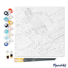 Laden Sie das Bild in den Galerie-Viewer, Mini Malen nach Zahlen mit Rahmen - Sportposter Fußball