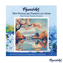 Laden Sie das Bild in den Galerie-Viewer, Mini Malen nach Zahlen mit Rahmen - See und Mount Fuji