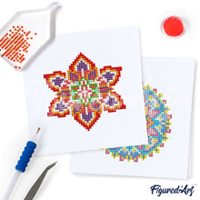 Laden Sie das Bild in den Galerie-Viewer, Mini Serie Diamond Painting - Mandalas