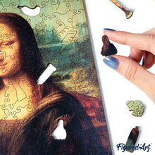 Laden Sie das Bild in den Galerie-Viewer, Holzpuzzle Erwachsene - Mona Lisa von Leonardo da Vinci