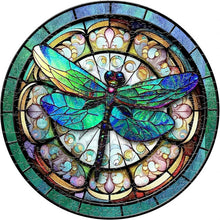 Laden Sie das Bild in den Galerie-Viewer, 2D Holzpuzzle – Juwelenlibelle