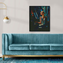 Laden Sie das Bild in den Galerie-Viewer, Diamond Painting – Art-Deco-Frau am Klavier