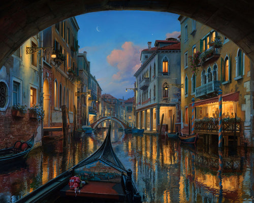 Malen nach Zahlen – Kanal in Venedig 2
