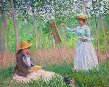 Laden Sie das Bild in den Galerie-Viewer, Diamond Painting – Im Wald in Giverny – Monet – 40 x 50 cm auf Keilrahmen gespannt | Figured'Art