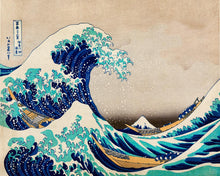 Laden Sie das Bild in den Galerie-Viewer, Malen nach Zahlen Figured&#39;Art – Die große Welle von Kanagawa von Katsushika Hokusai