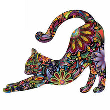 Laden Sie das Bild in den Galerie-Viewer, 2D Holzpuzzle – Schläfrige Katze