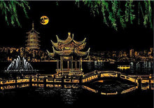 Laden Sie das Bild in den Galerie-Viewer, Kratzbild – See in China