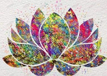 Laden Sie das Bild in den Galerie-Viewer, Diamond Painting, Bunte Seerose