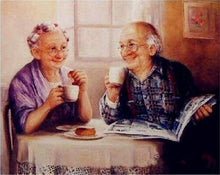 Laden Sie das Bild in den Galerie-Viewer, Diamond Painting, Altes Paar