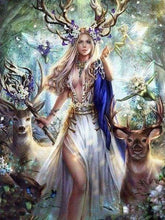 Laden Sie das Bild in den Galerie-Viewer, Diamond Painting, Königin der Rentiere