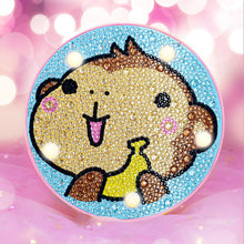 Laden Sie das Bild in den Galerie-Viewer, LED-Lampe Diamond Painting Affe