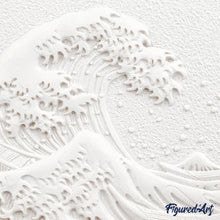 Laden Sie das Bild in den Galerie-Viewer, 3D Relief Malset - Die große Welle vor Kanagawa