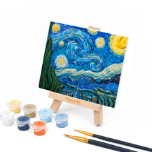 Laden Sie das Bild in den Galerie-Viewer, 3D Relief Malset - Die Sternennacht, Van Gogh
